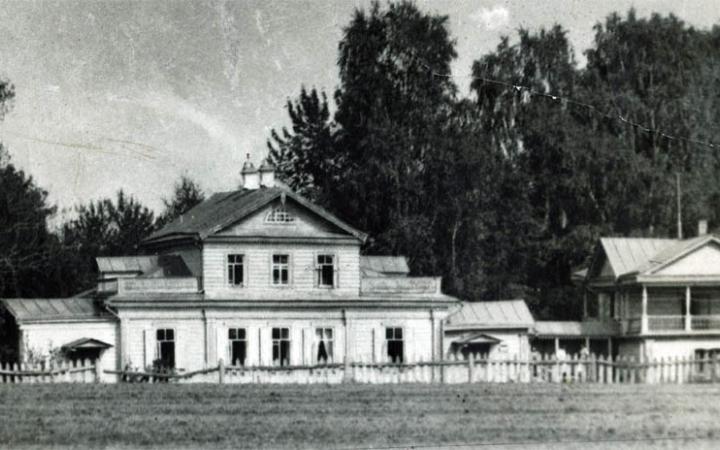 Фотография видовая Дом Ганшиных. Вид с поля.