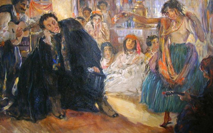 Пушкин у цыган в Москве. 1937